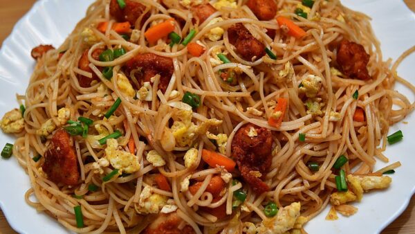 Chicken noodles